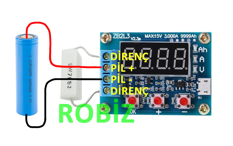 ZB2L3 Battery Capacity Tester