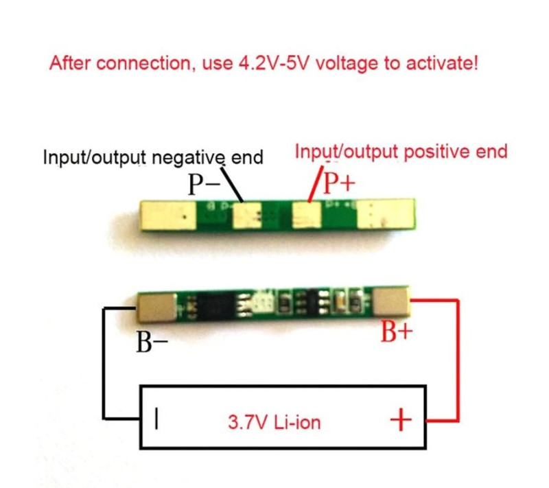 BMS 1S 3A Protection Board