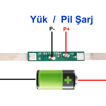 1S 3A BMS + Nikel Şerit