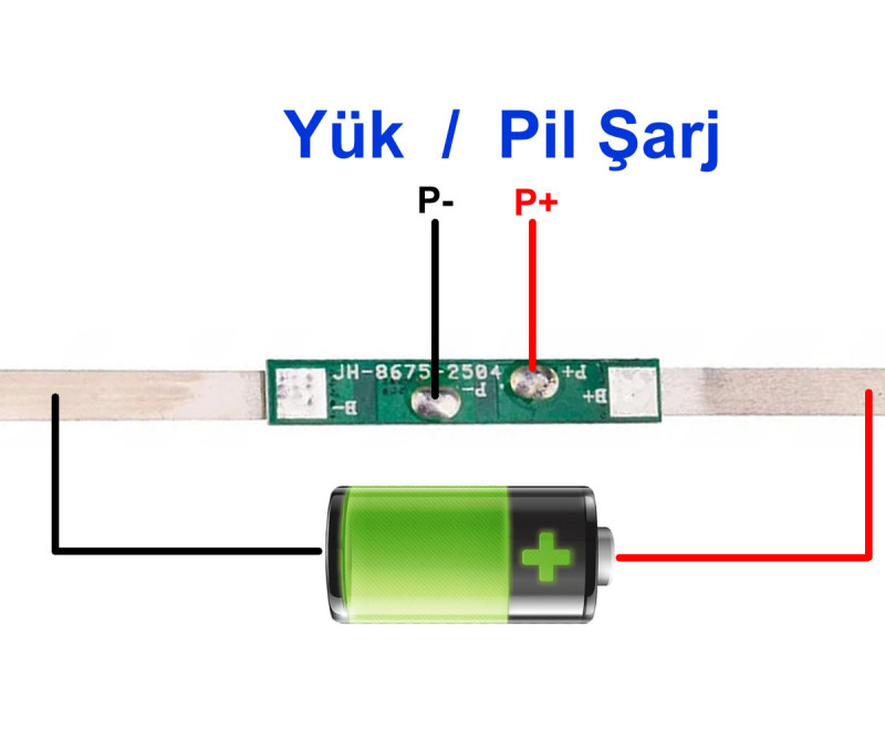 1S 3A BMS + Nickel Strip