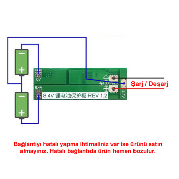 BMS 2S 20A Koruma Kartı