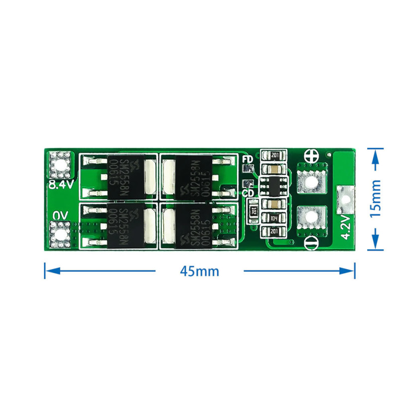 BMS 2S 20A Protection Board