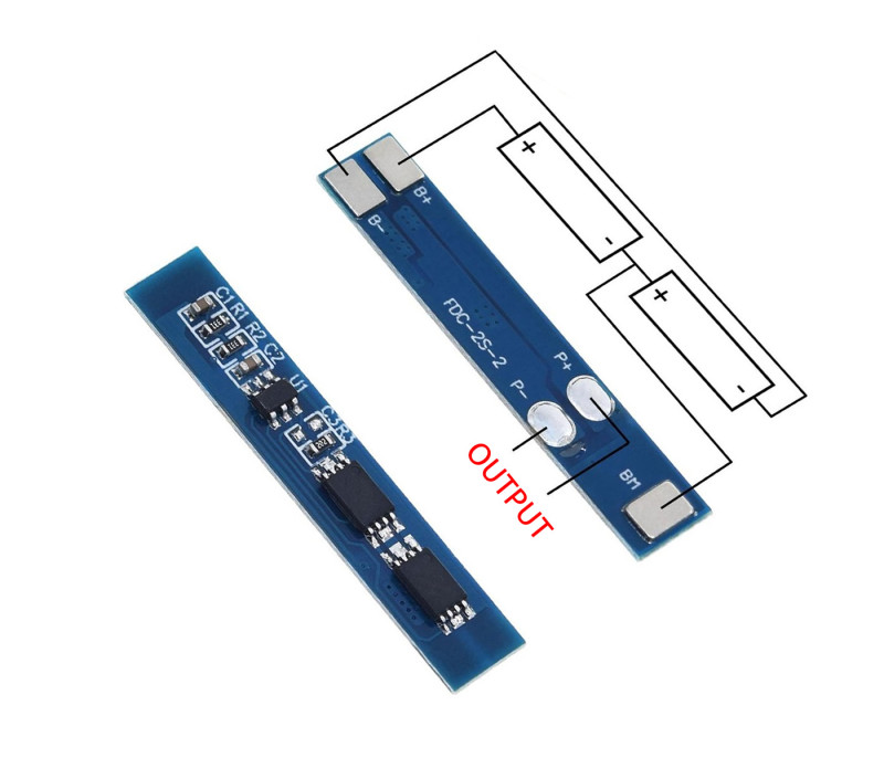 BMS 2S 3A Protection Board