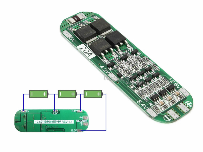 BMS 3S 20A Protection Board