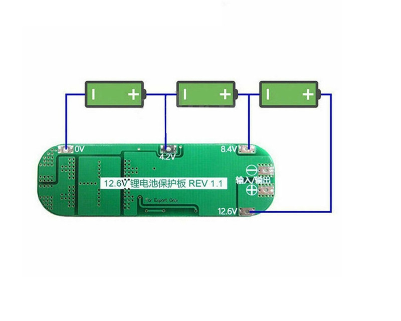 BMS 3S 20A Protection Board