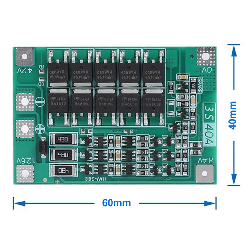 3S 40A BMS Balance