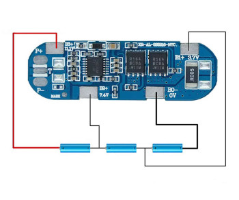 3S 8A 12V BMS Protection Board