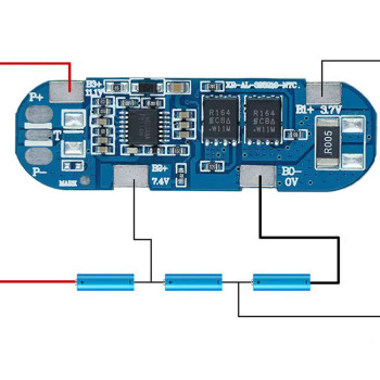3S 8A 12V BMS Koruma Kartı