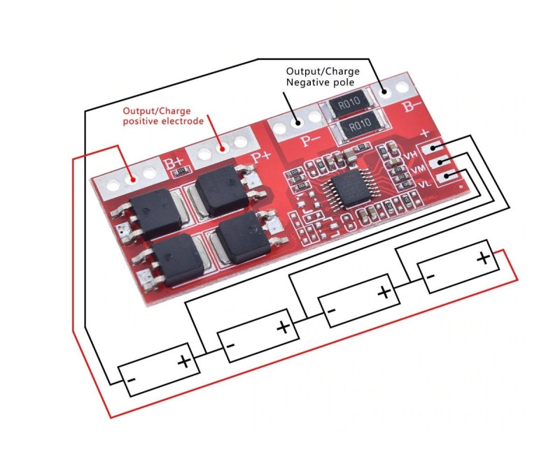 BMS 4S 30A Protection Board