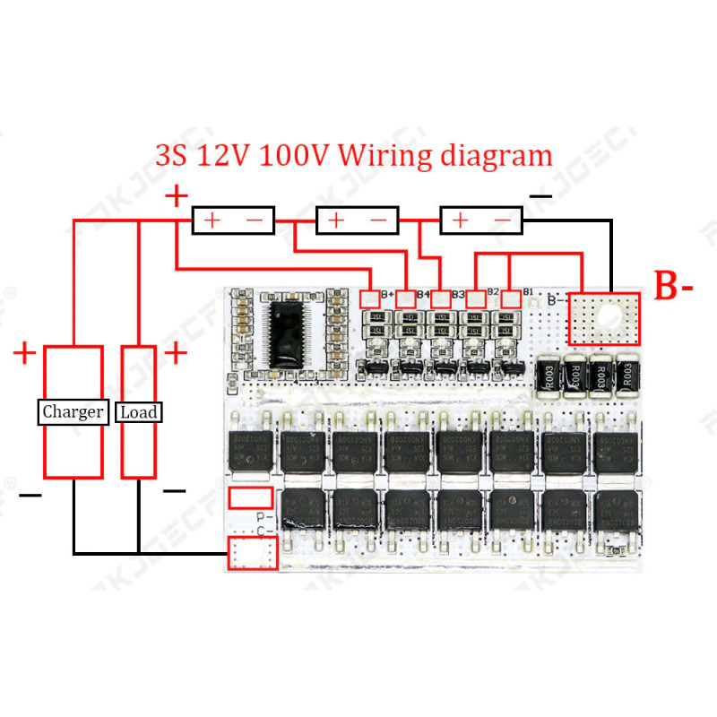 BMS 5S 100A Protection Board