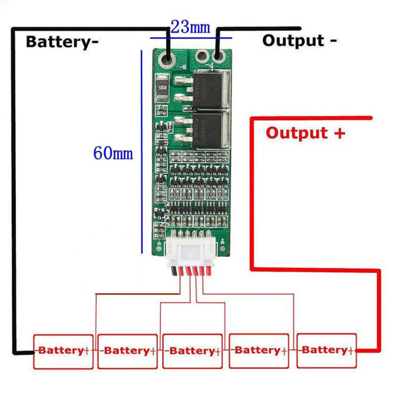 BMS 5S 15A Protection Board