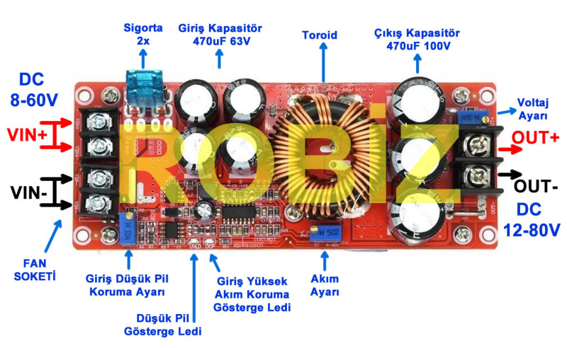 1200w Voltage Booster