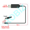 5V to 12V Cabled Voltage Booster