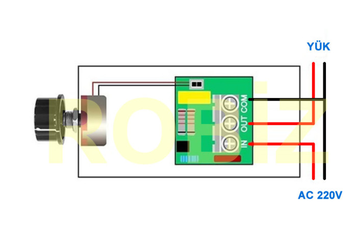 Dimmer AC 220V 10000W