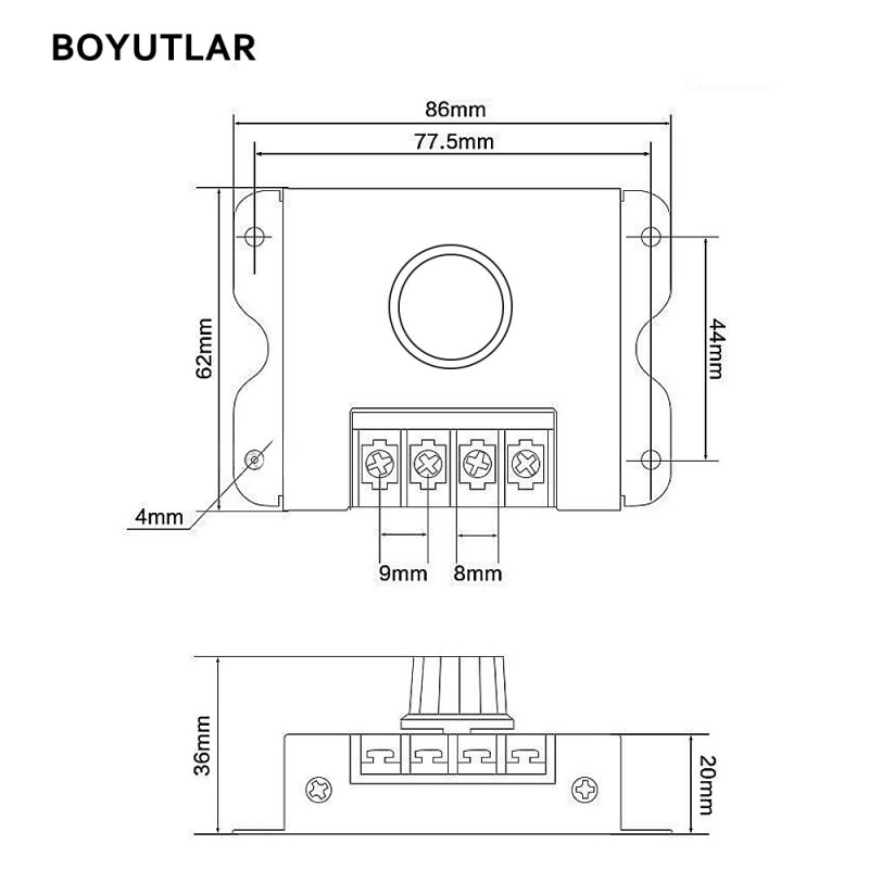 DC 12V - 24V 30A Led Dimmer