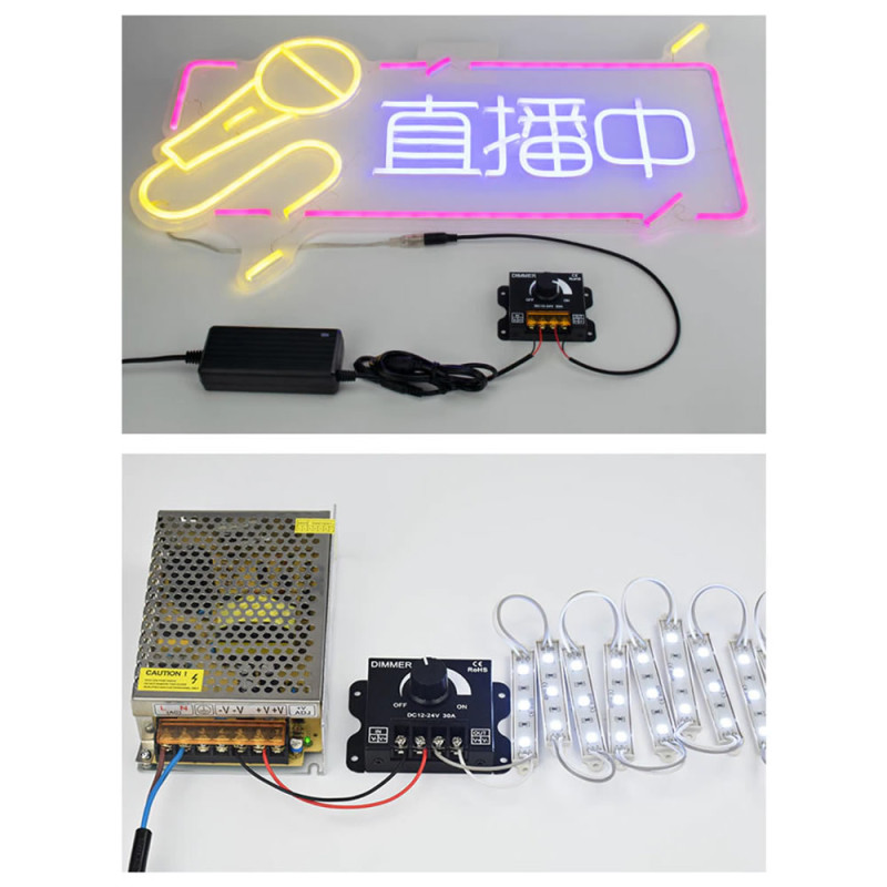 DC 12V - 24V 30A Led Dimmer