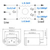 CW1D-10A-T 250V 10A C14 Socket with EMI Filter