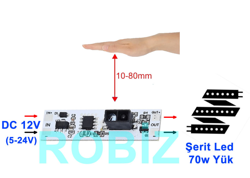 10cm Infrared Switch