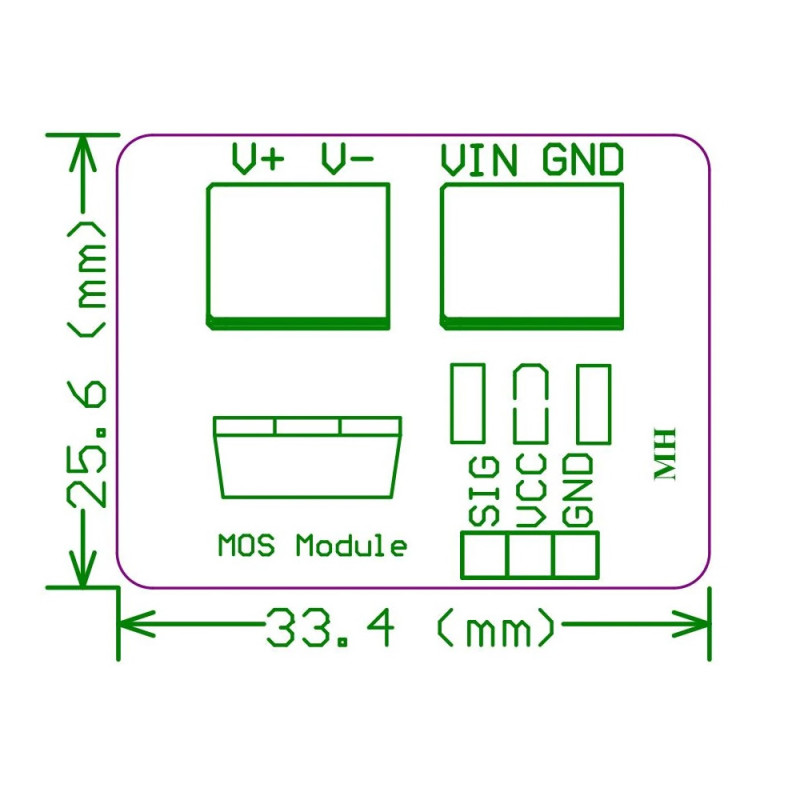 IRF520 MOSFET Driver Board