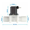 12V Plastic Solenoid Valve
