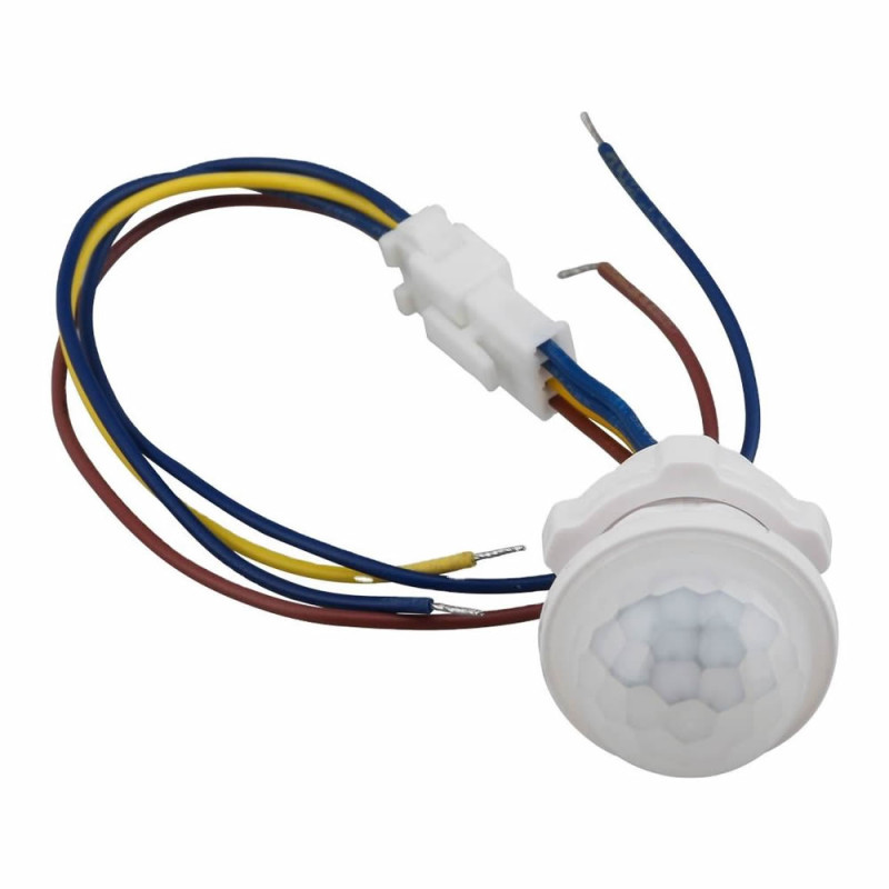220V PIR Hareket Sensörü 25cm Kablolu