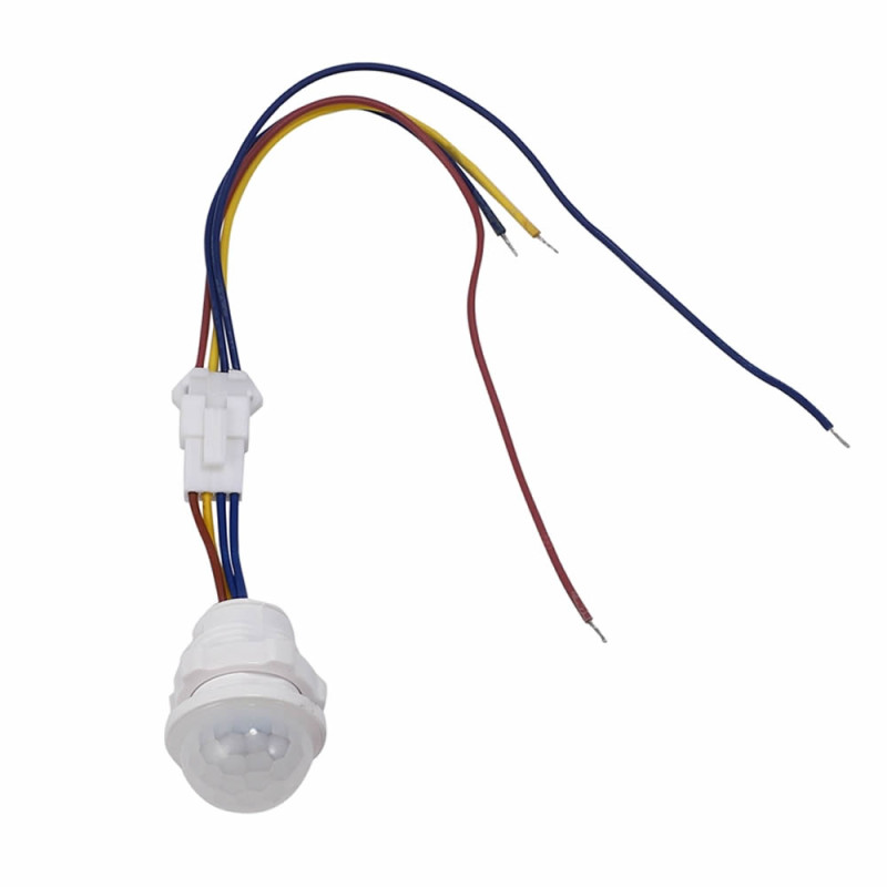 220V PIR Hareket Sensörü 25cm Kablolu