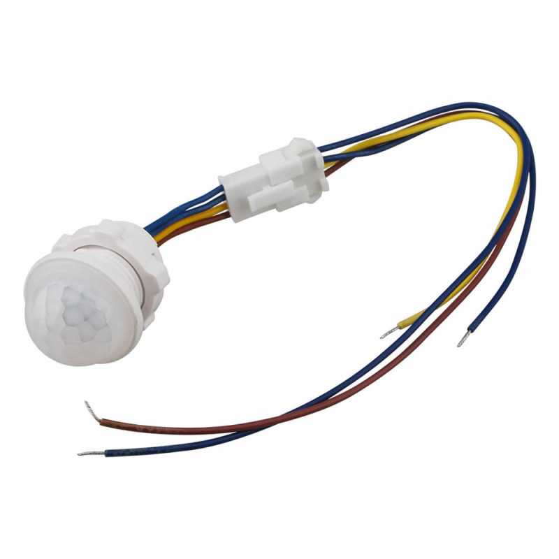 220V PIR Hareket Sensörü 25cm Kablolu