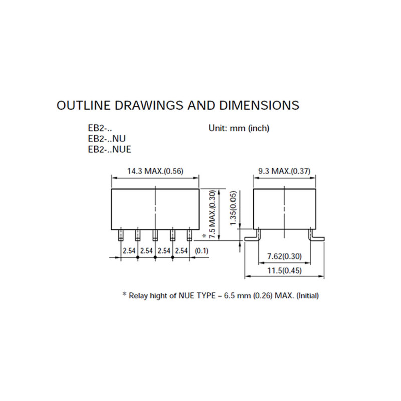 5V EB2-5NU SMD Relay