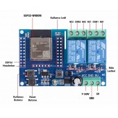 ESP32 Röle Kartı 2 Kanal ESP32-2R-D5