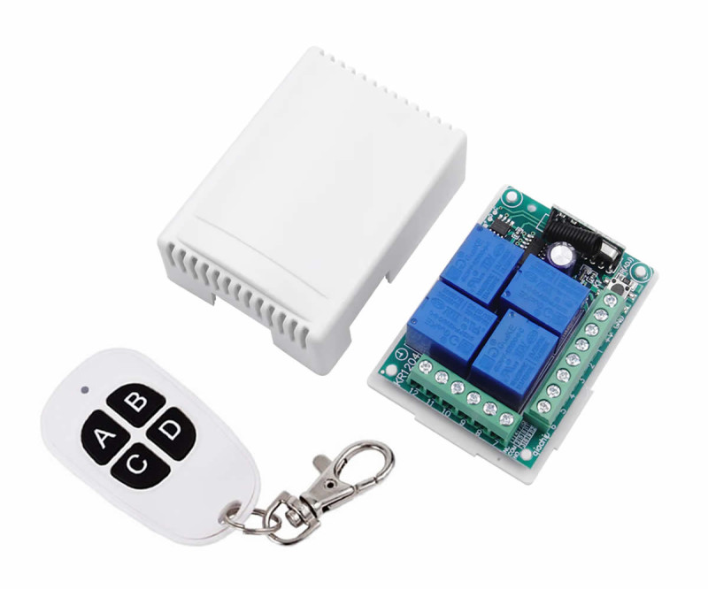 433MHz 4 Channel Relay 12V KR1204