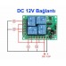 433MHz 4 Kanal Röle 12V KR1204