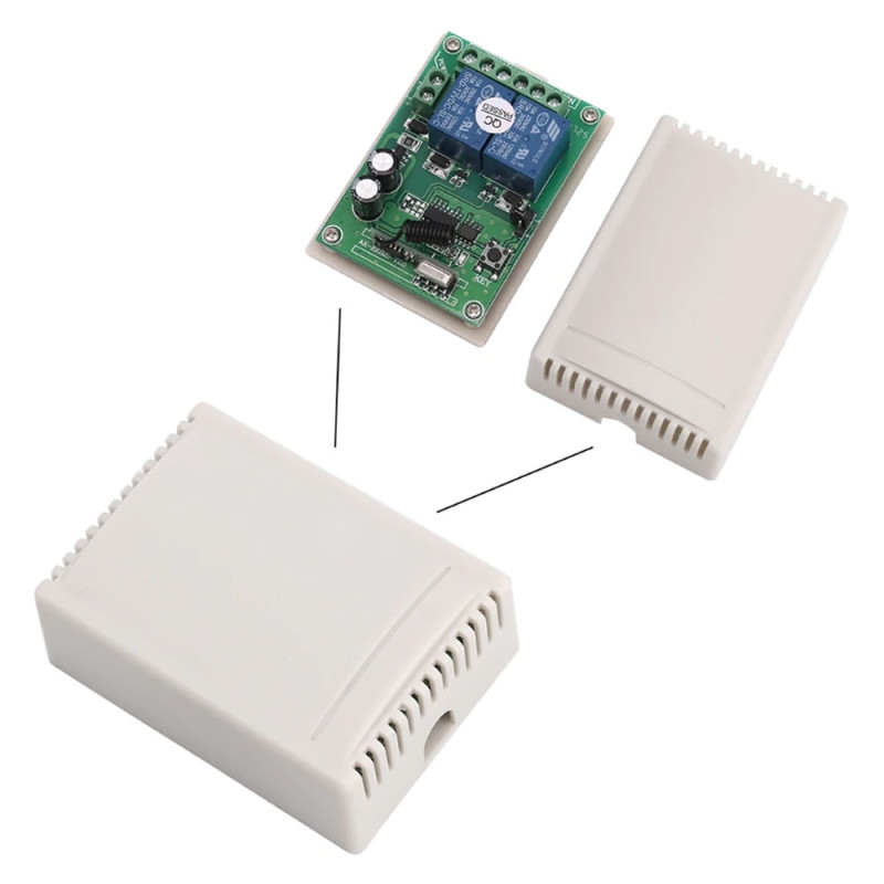 433Mhz RF 2 Channel Relay Module DC 12V