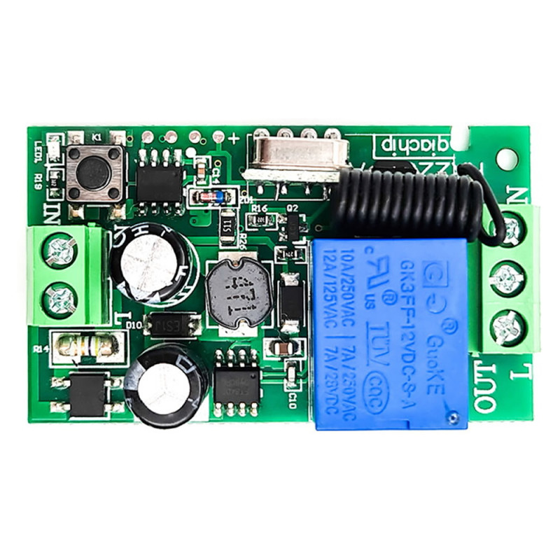 433Mhz RF 1 Channel Relay Module AC 220V