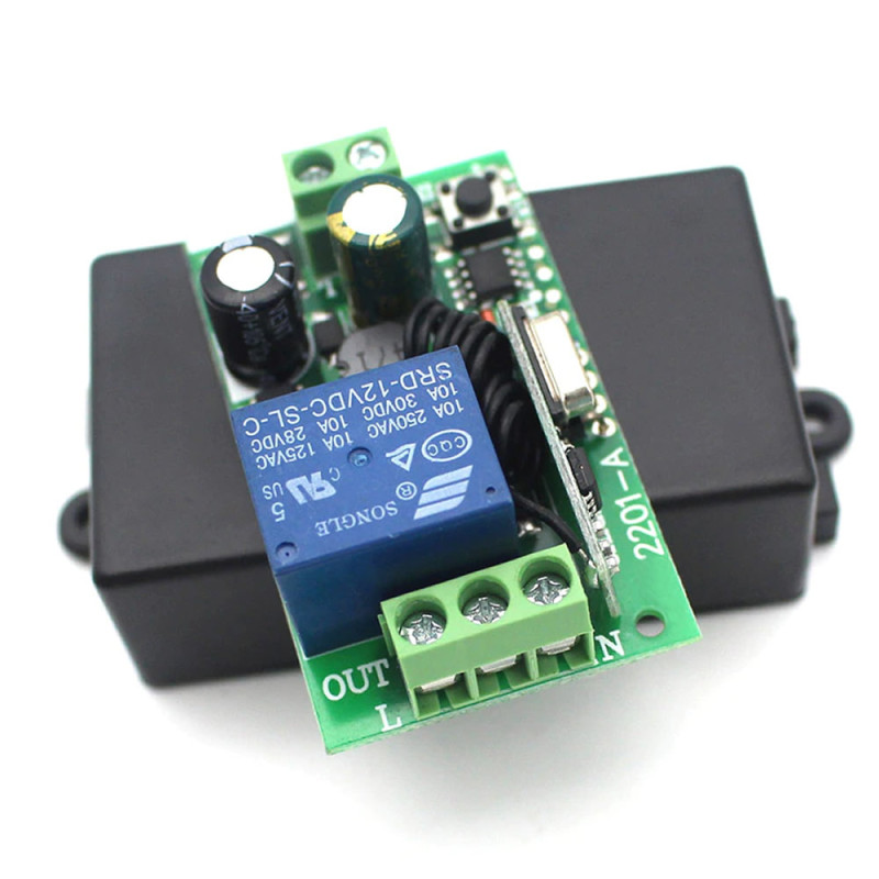 433Mhz RF 1 Channel Relay Module AC 220V
