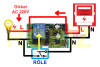 433Mhz RF 1 Channel Relay Module AC 220V