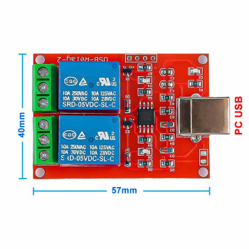 Usb Relay 5V 2 Channel