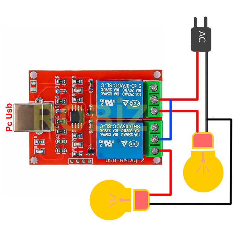 Usb Relay 5V 2 Channel