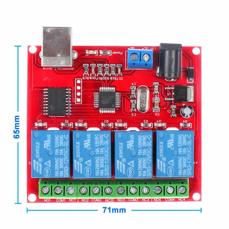Usb Relay 5V 4 Channel