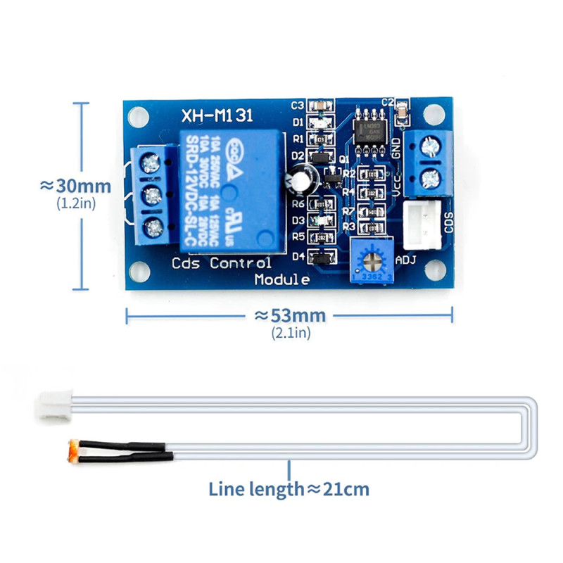 XH-M131 12V Ldr Light Controlled Relay
