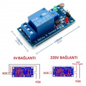 5V Ldr Işık Kontollü Röle