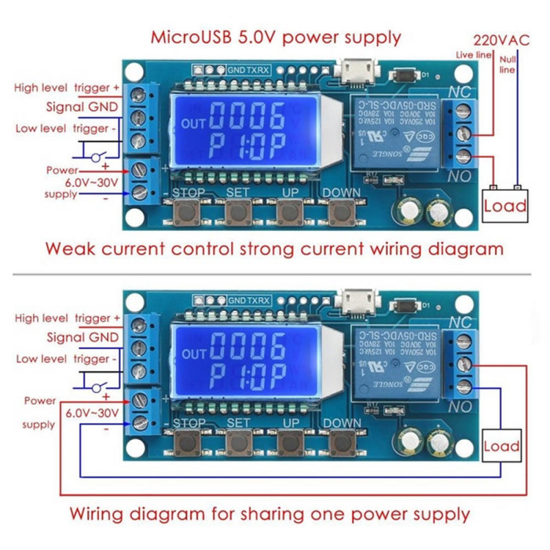 XY-LJ02 Time Adjustable Relay Module