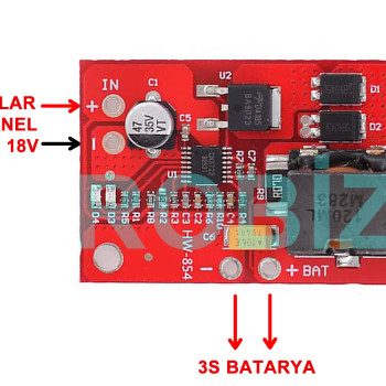 MPPT Solar Pil Şarj CN3722