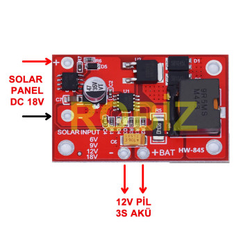 MPPT Solar Panel 12V Battery Charge Board