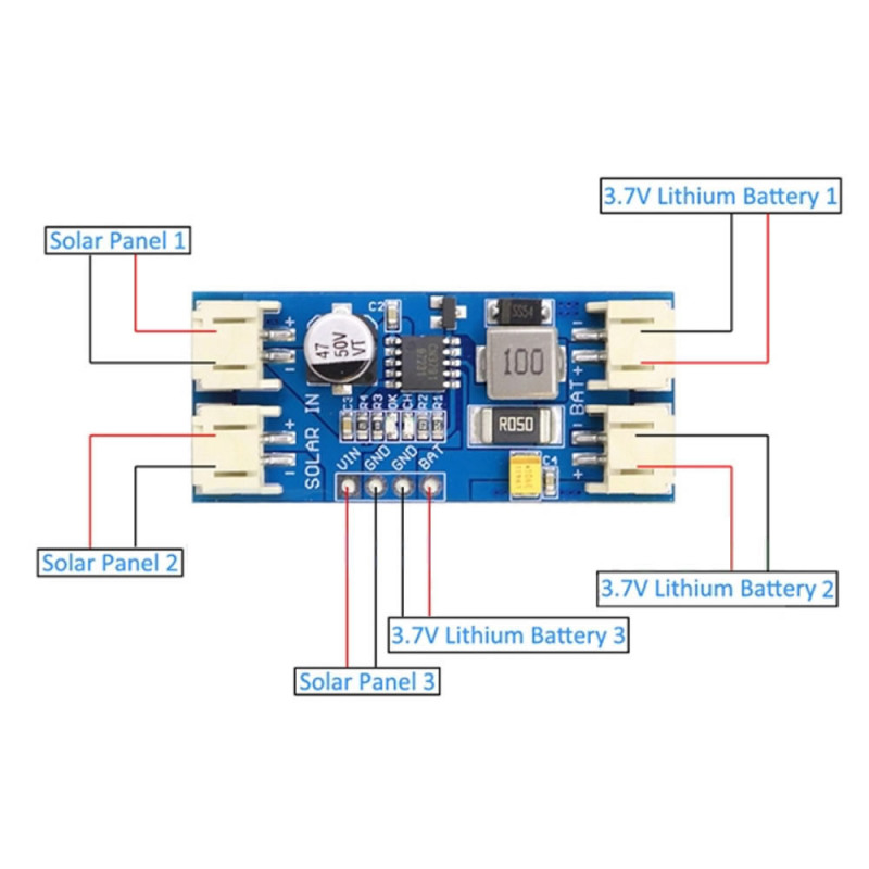 CN3791 MPPT 12V Solar Panel 1S Battery Lithium Charging Board