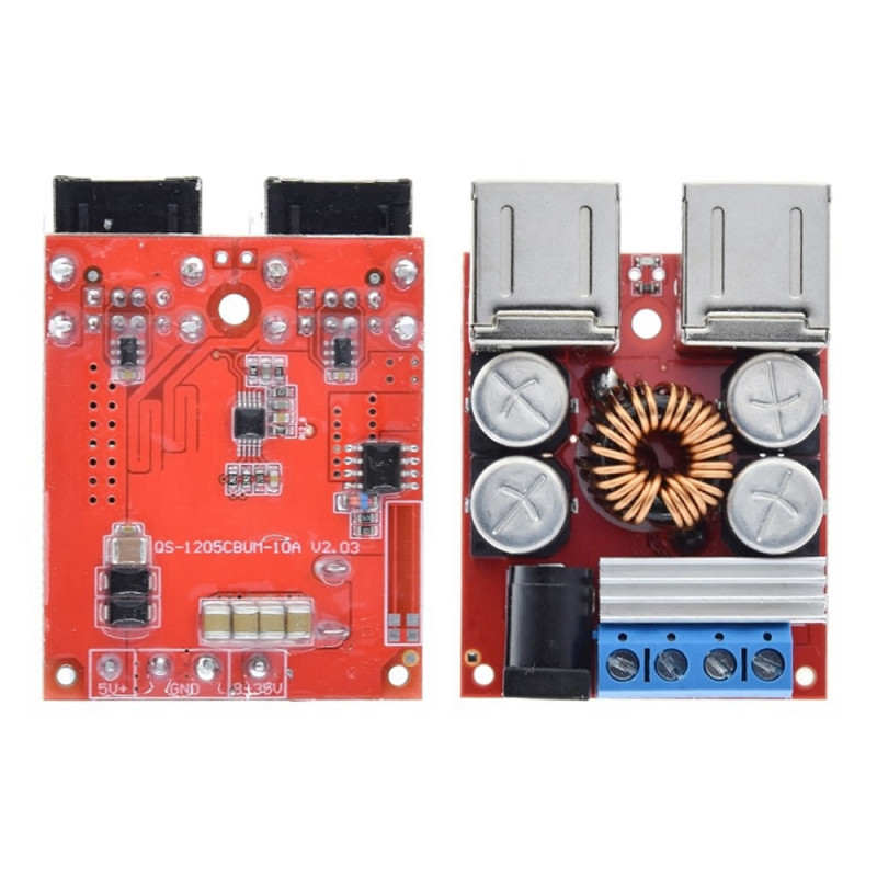 35V to 5V 10A 4 Port Usb Board