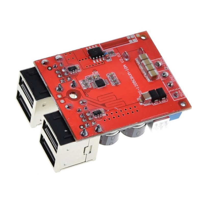 35V to 5V 10A 4 Port Usb Board