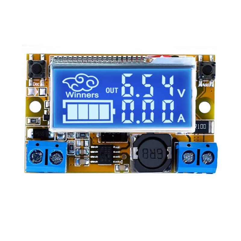 3A Adjustable Power Supply with Display