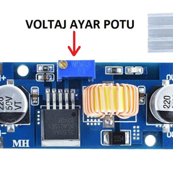 XL4015 5A Voltaj Düşürücü