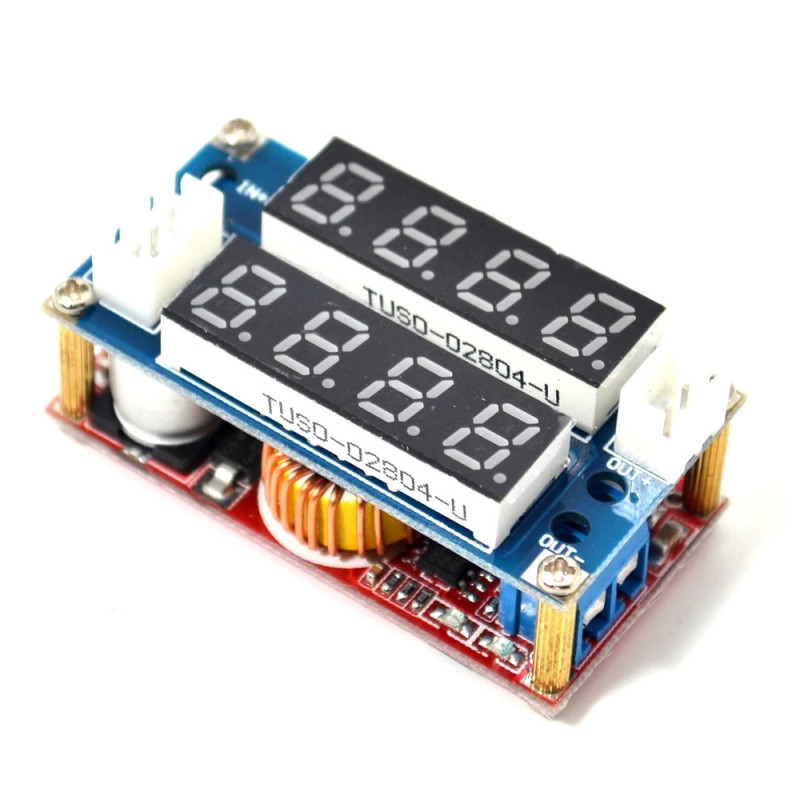 XL4015 ACAV 5A Voltaj Düşürücü Voltmetre Ampermetre Göstergeli