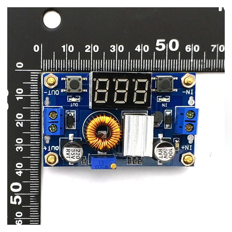XL4015 5A Step-Down Converter with Voltmeter